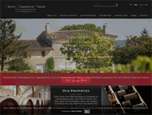 Tablet Screenshot of cdf-chateaux.com